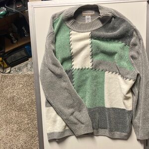 Alfred Dunner Cozy Knit Sweater in Gray